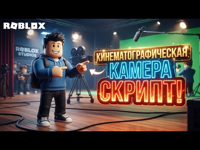 🎬 КИНЕМАТОГРАФИЧЕСКАЯ КАМЕРА В ROBLOX | Camera Script