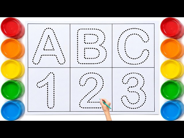 Learn ABC, 123 Counting & 2D Shapes | Preschool Educational Learning