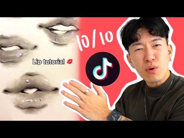 RATING TIKTOK ART TUTORIALS 💀 3