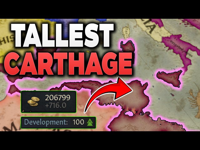 They Finally Added CARTHAGE, So I Played TALL There (CK3)