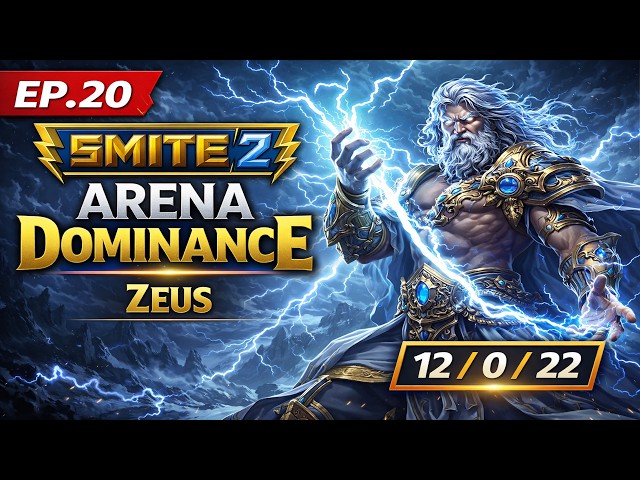 SMITE 2 PS5 EP.20 Zeus Arena Dominance | 12/0/22