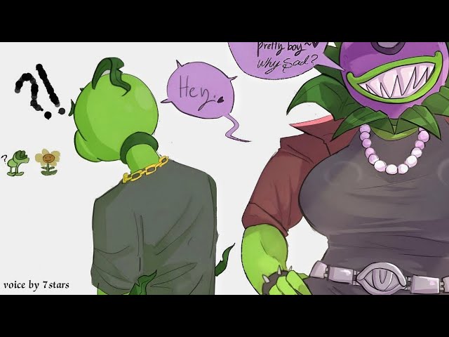 Peashooter's replacement Repeater got a new GF😖🔥?| Plant vs Zombies fluff comic dub🌱