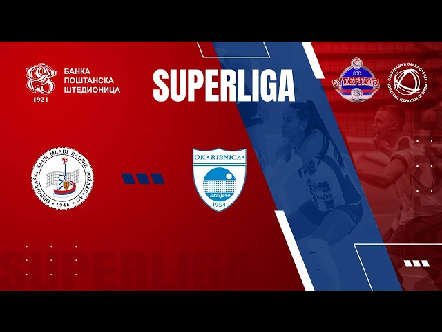 BAMBI MLADI RADNIK 🆚RIBINICA 3:1  /1. KOLO BANKA POŠTANSKA ŠTEDIONICA SUPERLIGE ZA ODBOJKAŠICE/