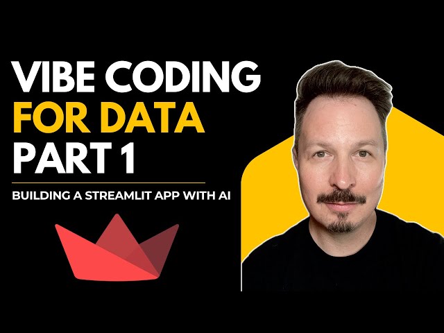 How to Vibe Code a simple data app (Featuring Streamlit)
