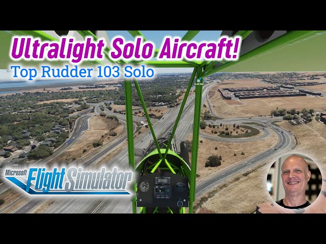 Microsoft Flight Simulator Top Rudder 103 Solo Ultralight Aircraft