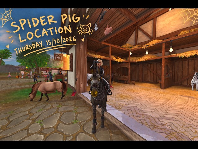 🐷 SPIDER PIG LOCATION! | Thursday 15/10/2026 🎃