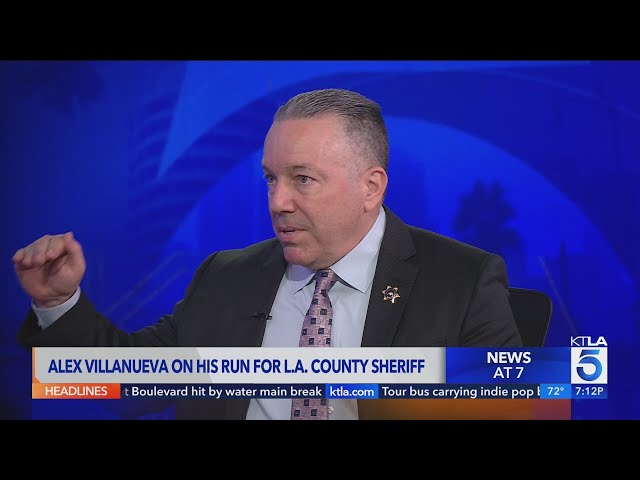 "Help is on the way": Former L.A. County Sheriff Alex Villanueva Challenging Current Sheriff Luna