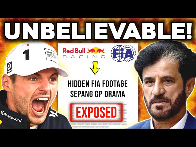 HUGE NEWS For Verstappen & FIA after HIDDEN FOOTAGE From Sepang GP incident REVEALS EVERYTHING!