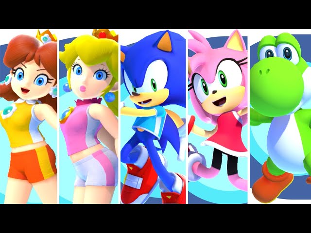Mario & Sonic at the Olympic Games Tokyo 2020 - Canoe (All Characters)