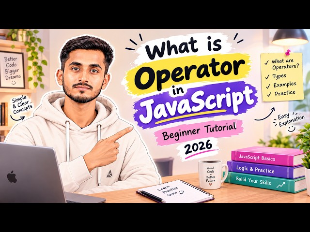 Operators in JavaScript Explained 🔥 | Beginner Tutorial 2026 | Complete Guide