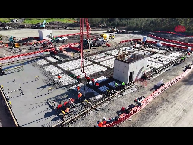 Maitland Mental Health Rehabilitation project - First concrete pour