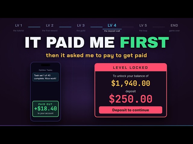 The Online Job That Pays You First: How Task Scams Are Built Like a Game