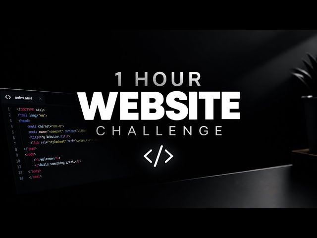 I Had 1 Hour to Build a Website