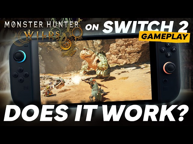 Monster Hunter Wilds on Nintendo Switch 2 - 10 minutes of EXCLUSIVE gameplay (Handheld Mode)