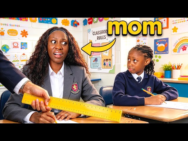 MY Mom Went Back To School😱