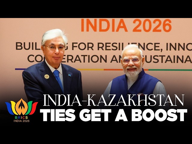 PM Modi holds a meeting with President Kassym-Jomart Tokayev of Kazakhstan