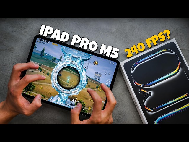 IPAD PRO M5 PUBG | 240 FPS? 🤯🔥