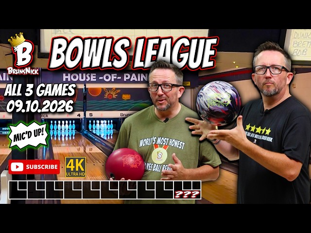 WE'RE SO BACK! | BrunsNick Bowls League! | HOUSE -OF- PAIN | 09.10.2026