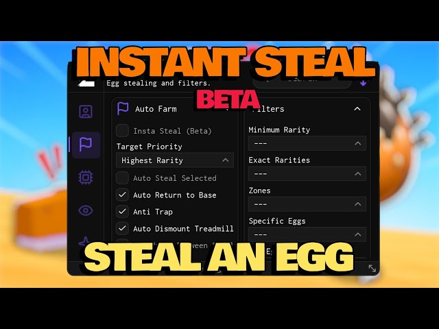 Steal An Egg Script - INSTANT STEAL BETA, NEW INSTANT STEAL, NEW OP SPEED, NEW UPDATE, UNPATCHED 🔥