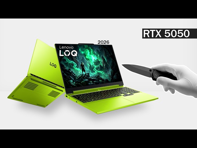 BEAST Laptop for Gaming & Study (2026) Lenovo LOQ 15 Surge Green