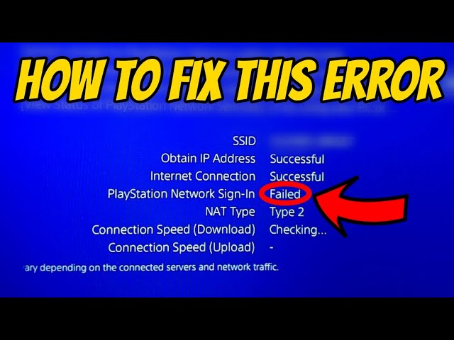How to fix all psn errors or psn sign in failed with New Method and all solutions