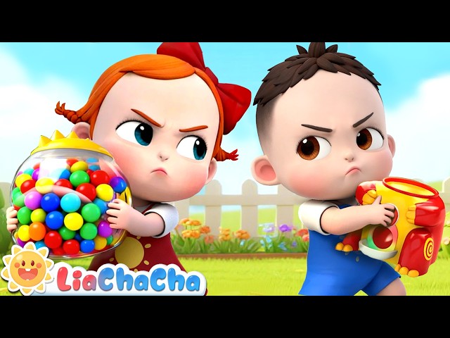 🔴LIVE | Let’s Share the Gumball Machine | Sharing & Taking Turns Song for Preschoolers | LiaChaCha