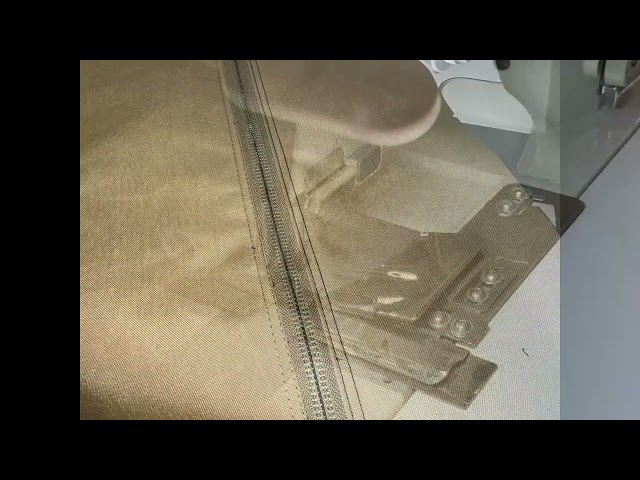 Double Needle Lock Stitch for Hemming.  Model CS-8720D with 506-R Hemmer