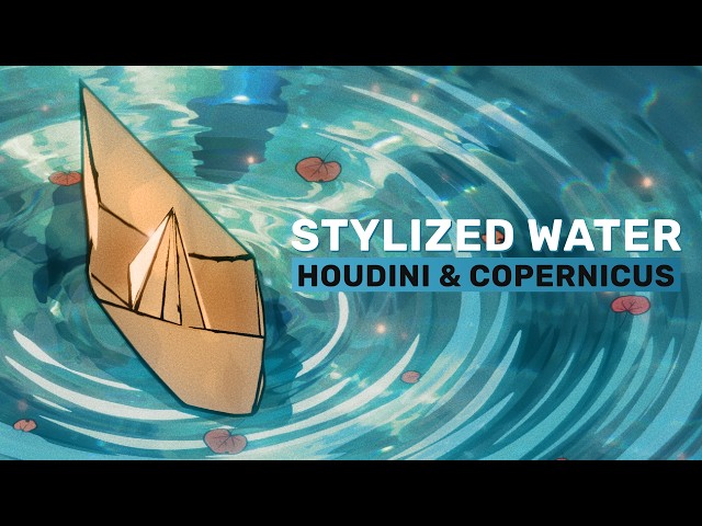 Trailer - Stylized Water in Houdini 22 & Copernicus - Full Course Overview