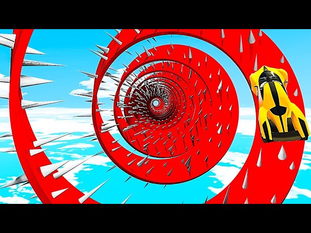 speedrunning this impossible spike loop challenge in GTA 5 gave me an existential crisis