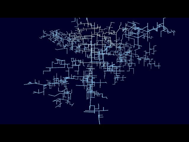 Lightning-like Structures from Diffusion Limited Aggregation (360 VR)
