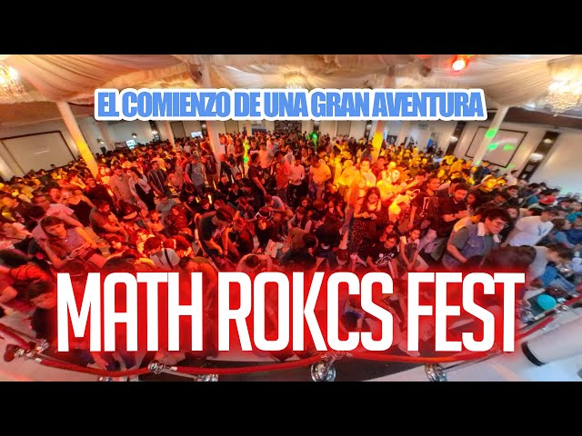 Disfurta del INCREÍBLE Math Rocks Fest con Cámara 360 grados