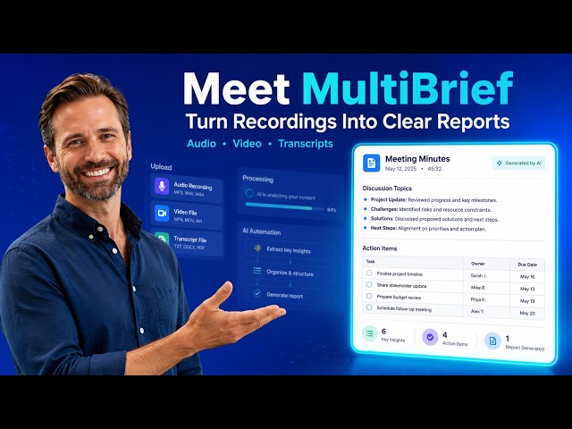 Meet MultiBrief: One Simple Upload, Multiple AI Report Solutions