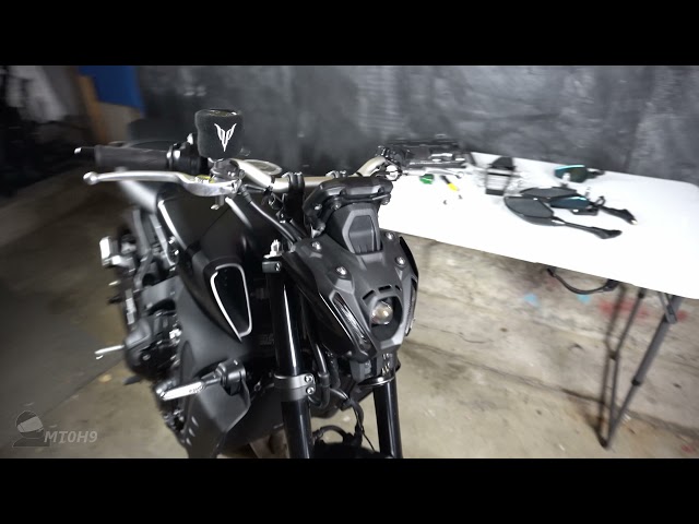 The BEST MT09 Bar End Aftermarket Mirror Install *🔥🔥WARNING 🔥🔥*