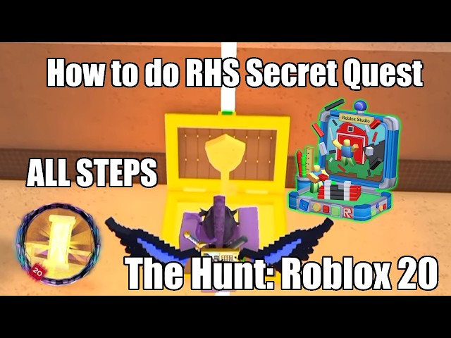 How to do the Roblox High School Secret Quest in The Hunt: 20 | ALL STEPS | Secrets from the Vault