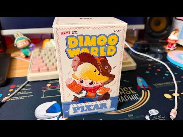Unboxing Pop Mart Dimoo X Pixar Series Plush Pendant #malaysia #PopMart #DIMOO #Pixar #DisneyPixar