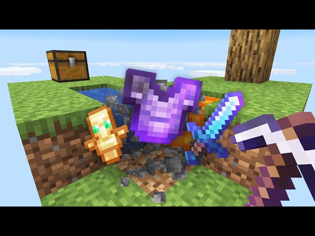 Minecraft Skyblock, But RANDOM Drops…