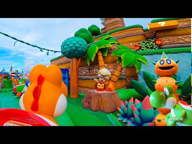 Nintendo Yoshi's Ride POV | Super Nintendo World Themed Land | Epic Universe 2026