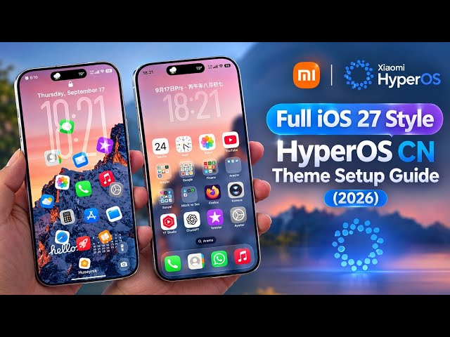 Full iOS 27 Style HyperOS CN Theme Setup Guide (2026) 🔥
