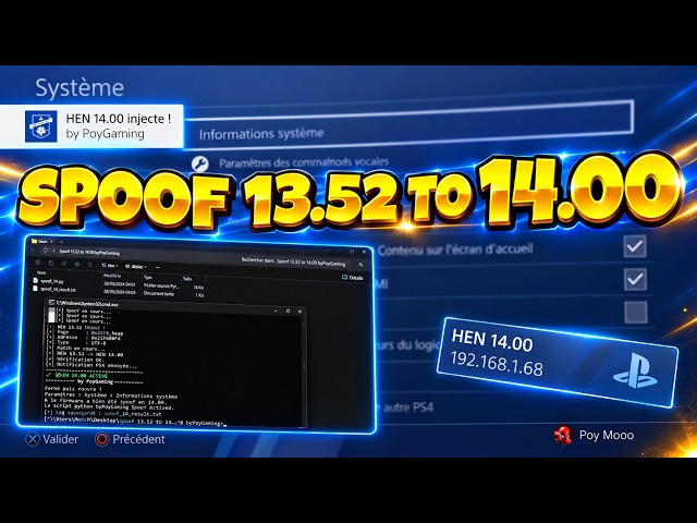 PS4 13.52 Jailbreak - Spoof To 14.00, GoldHEN
