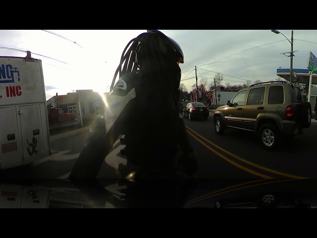 Predator Helmet Phantom Vlog GhulMotors ECU zx14 flash street test run#1 360 video