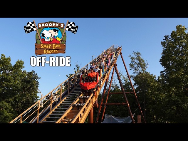 Snoopy's Soap Box Racers Off-Ride (60FPS), Kings Island Vekoma Family Boomerang | Non-Copyright