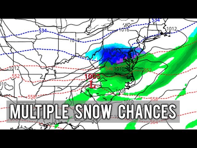 Multiple Snow Chances