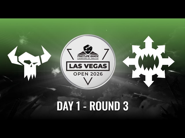 Warhammer 40,000 Grand Tournament - Las Vegas Open - Round 3 - Orks vs. World Eaters