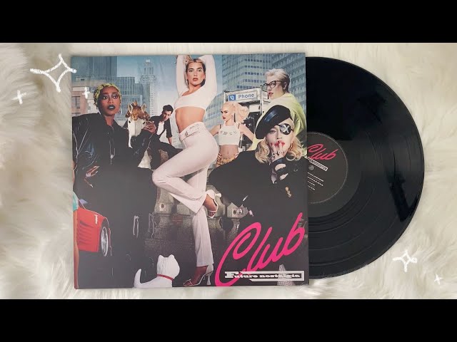 dua lipa - club future nostalgia (vinyl unboxing)