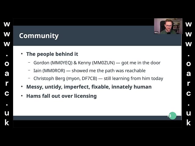 OARC Talks - Free Software in Ham Radio