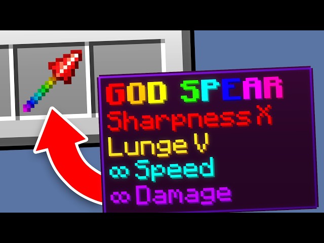 I Upgraded Minecraft's God Spear