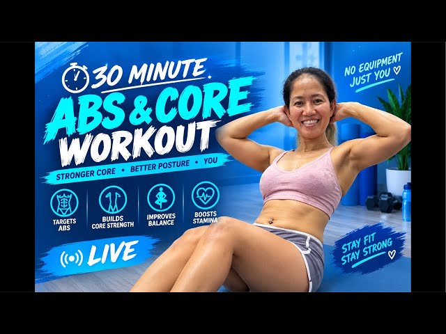 30 MINUTE ABS & CORE WORKOUT