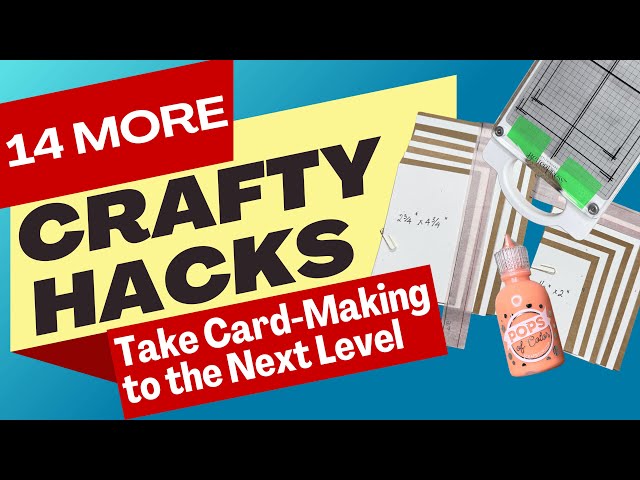 14 GENIUS Card Making HACKS You Wish You Knew Sooner! | DIY Handmade Card Tips
