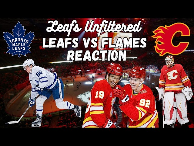 Maple Leafs vs Flames Reaction|Game 14 26/27|CGY 5 TOR 2