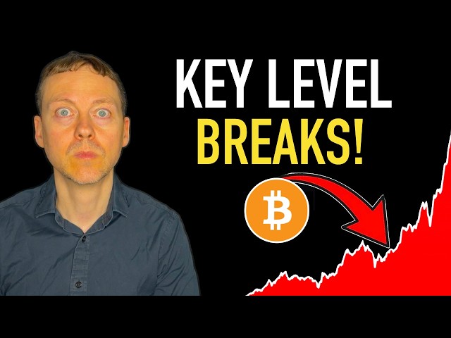 Bitcoin Warning: Key Level Just Broken! 🚨